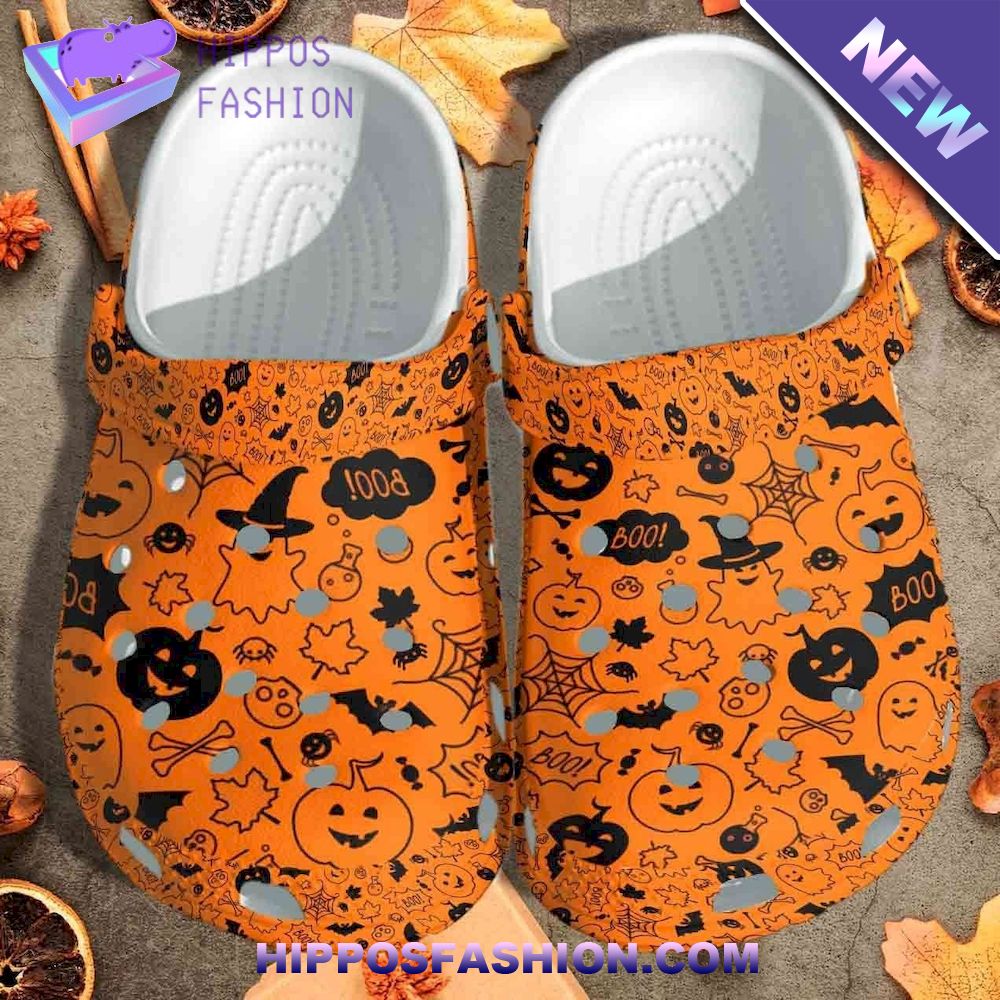 Halloween Monsters Ghost Boos Personalized Crocs Clog Shoes