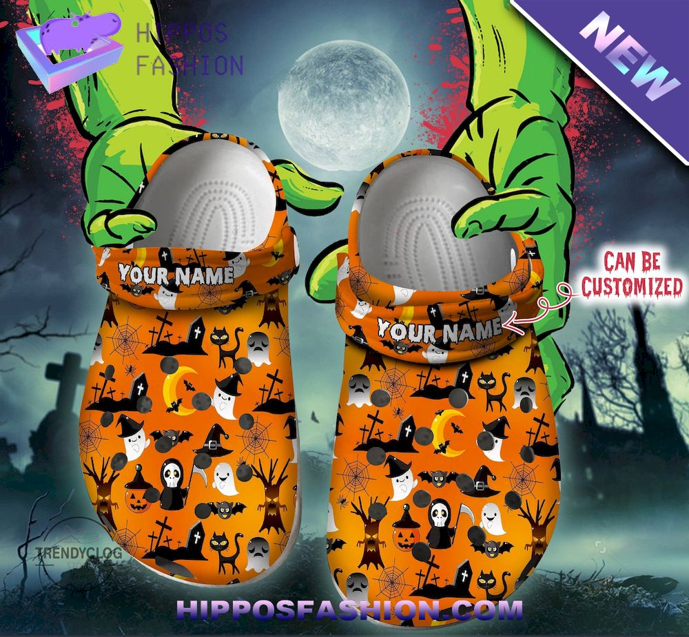 Halloween Seamless Personalized Crocs Clog Shoes