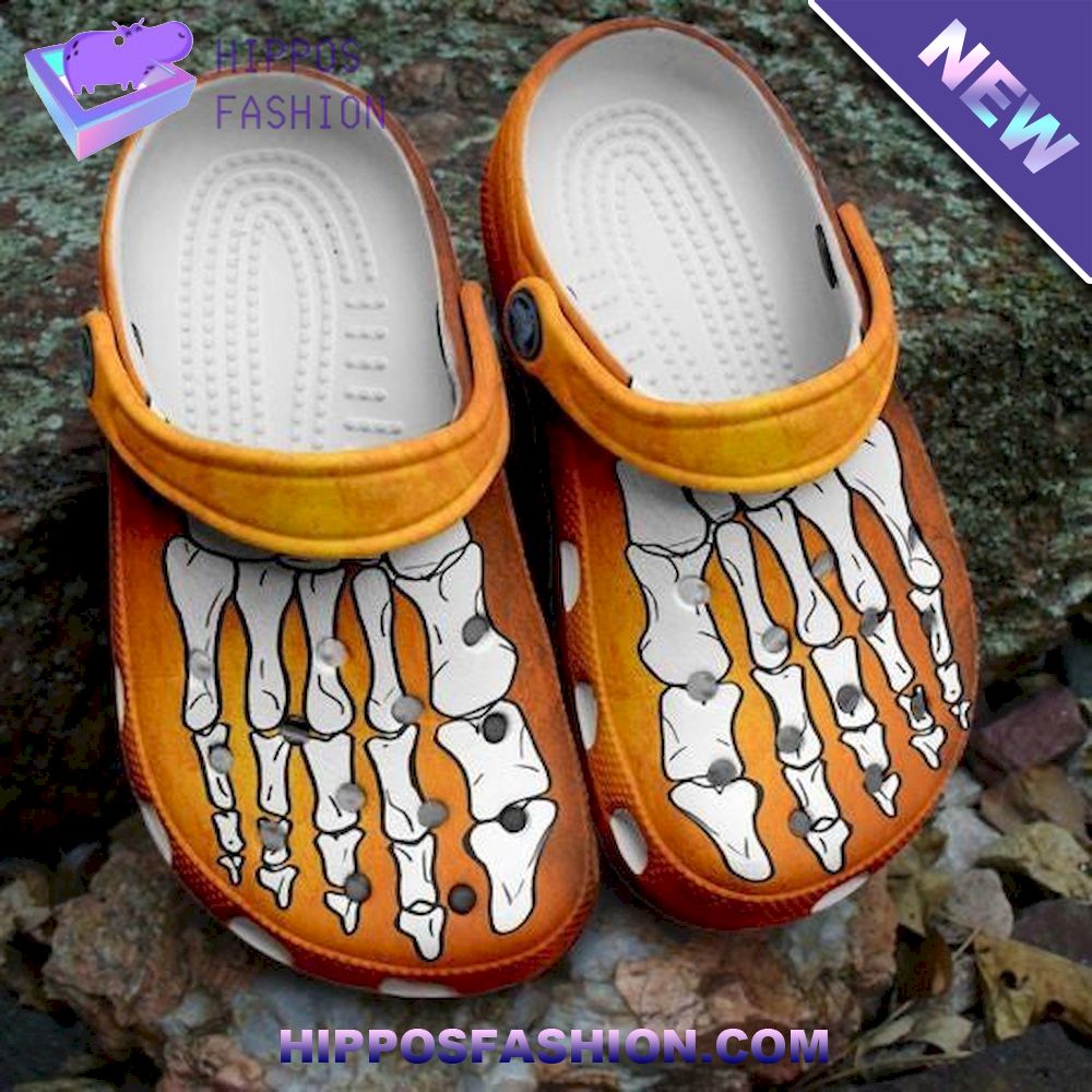 Halloween Skeleton Classic Personalized Crocs Clog Shoes