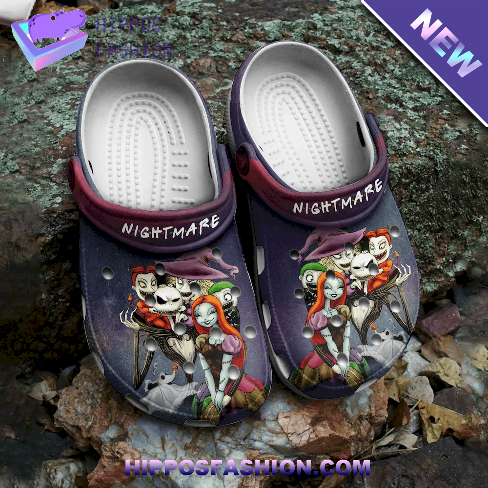 Halloween The Nightmare Team Clogband Crocs Shoes