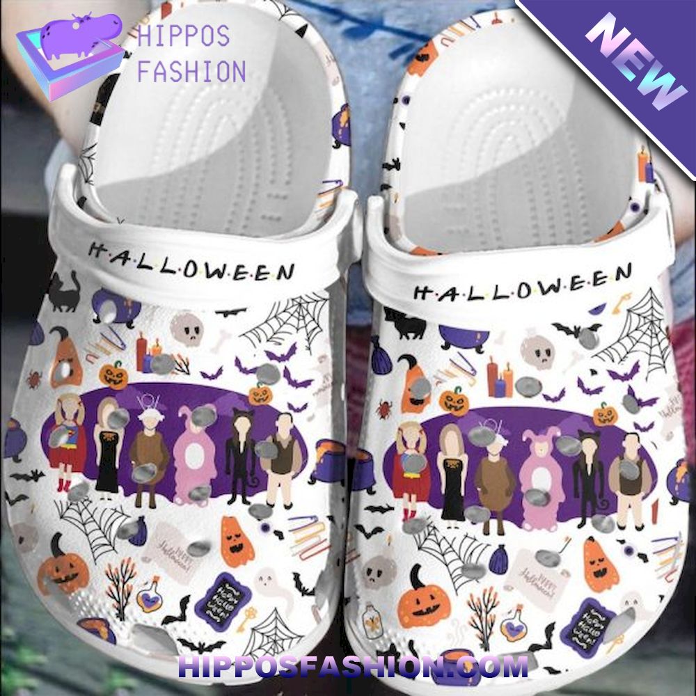 Happy Halloween Characters Slippers Personalized Crocs Clog Shoes
