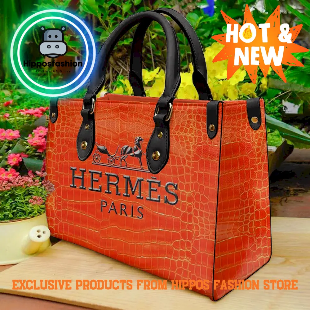 Hermes Paris Limited Edition Luxury Leather Handbag