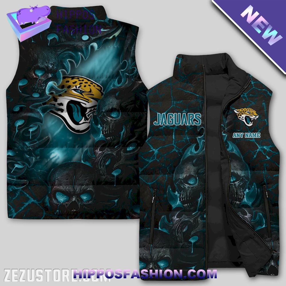 Jacksonville Jaguars NFL Premium Sleeveless Jacket - HipposFashion