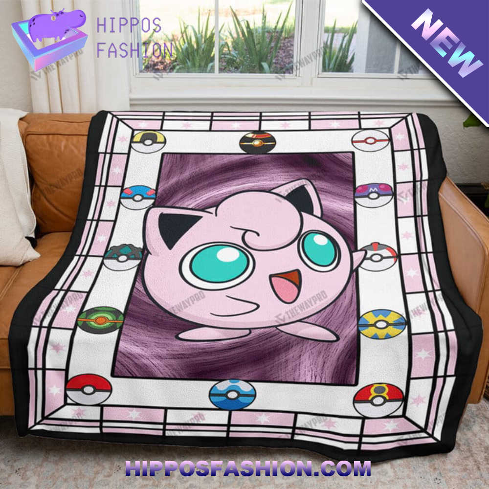 Jigglypuff Custom Soft Blanket