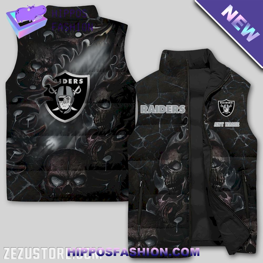 Las Vegas Raiders NFL Premium Sleeveless Jacket