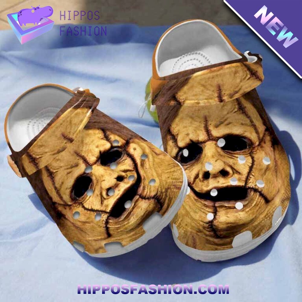 Leatherface Mask Clog Personalized Crocs Clog Shoes