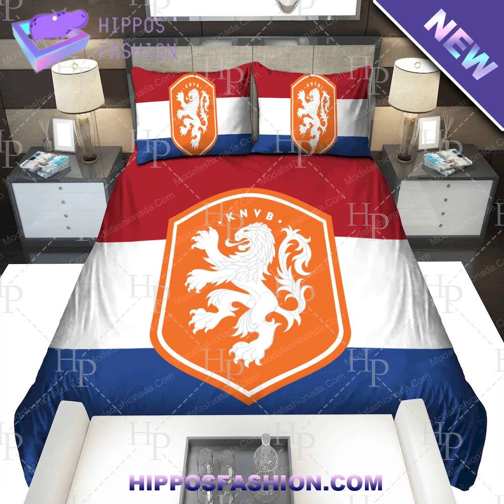 Logo Netherlands National Football Team Bedding Sets
