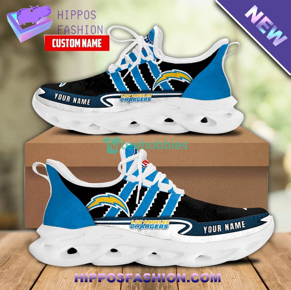 Los Angeles Chargers NFL Personalized Max Soul Shoes