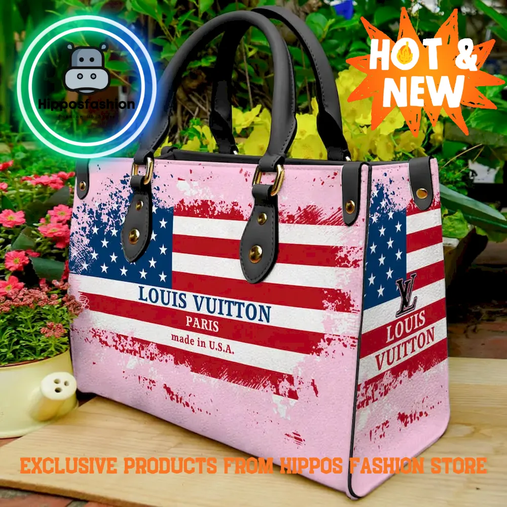 Louis Vuitton American Flag Luxury Leather Handbag