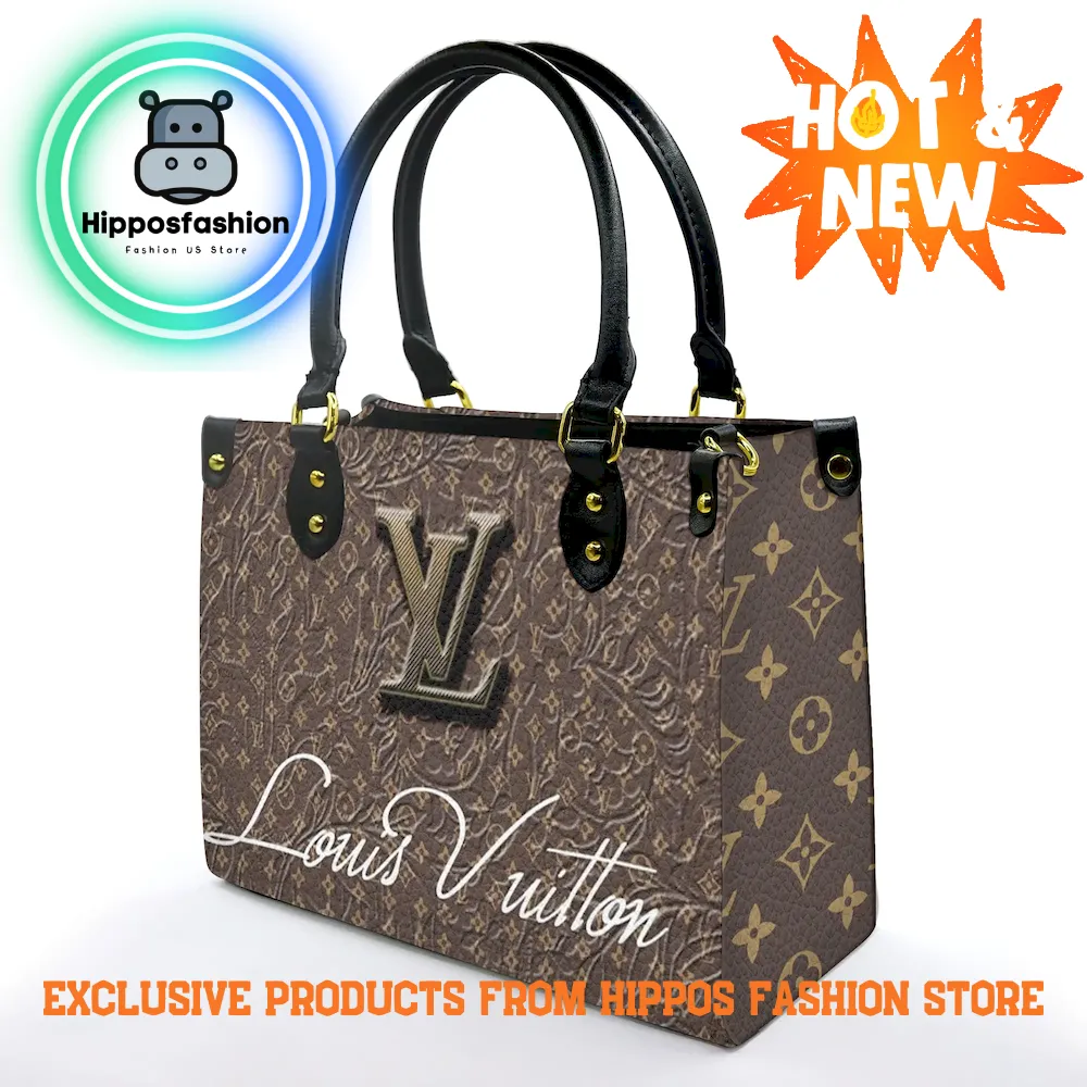 Louis Vuitton Brown Limited Edition Luxury Leather Handbag