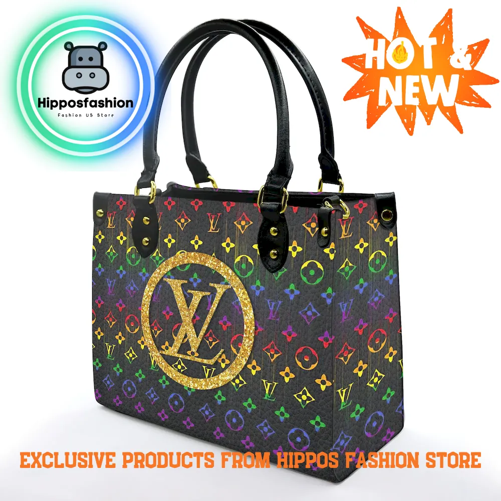 Louis Vuitton Colorful Luxury Leather Handbag