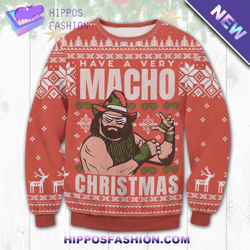 Macho Man Randy Savage Ugly Christmas Sweater