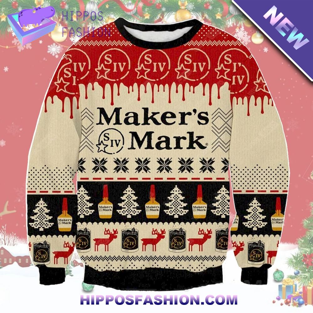 Makers Mark Ugly Christmas Sweater