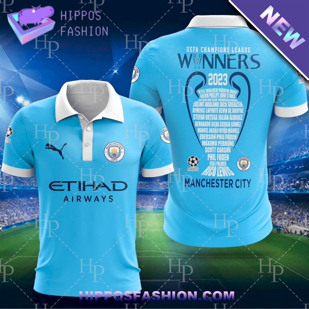 Manchester City Champions League The Winner Polo Shirt