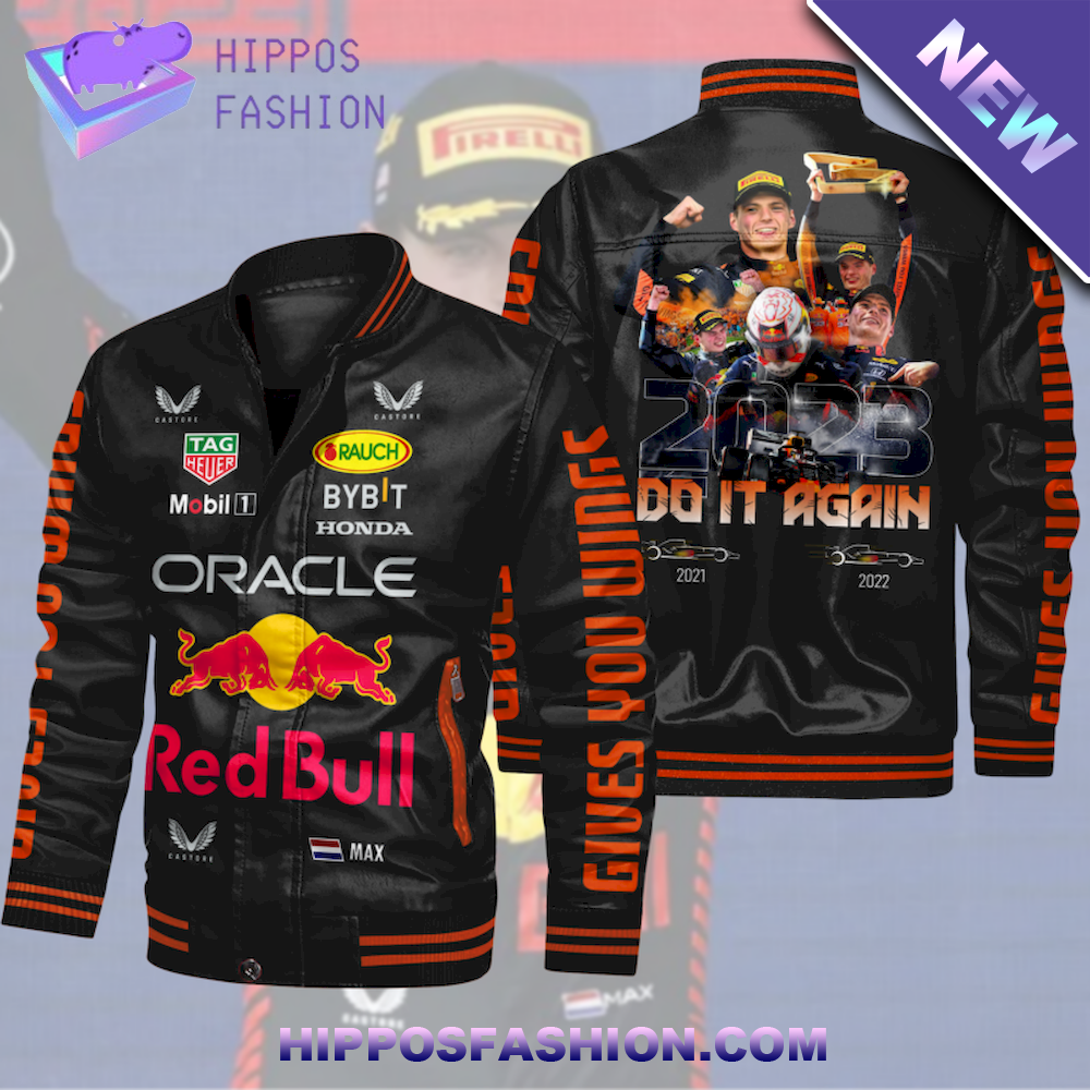 Max Verstappen Do It Again Leather Jacket