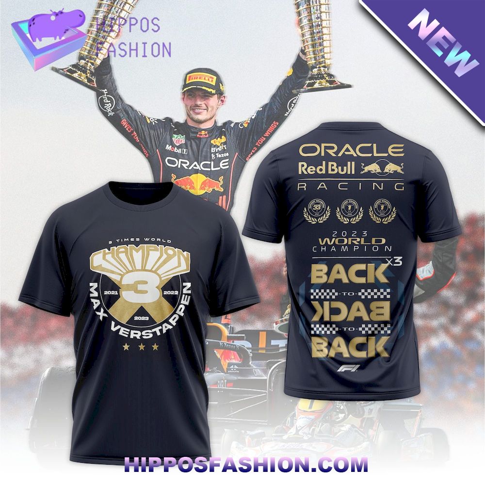 Max Verstappen F1 World Drivers Champion 2023 T Shirt