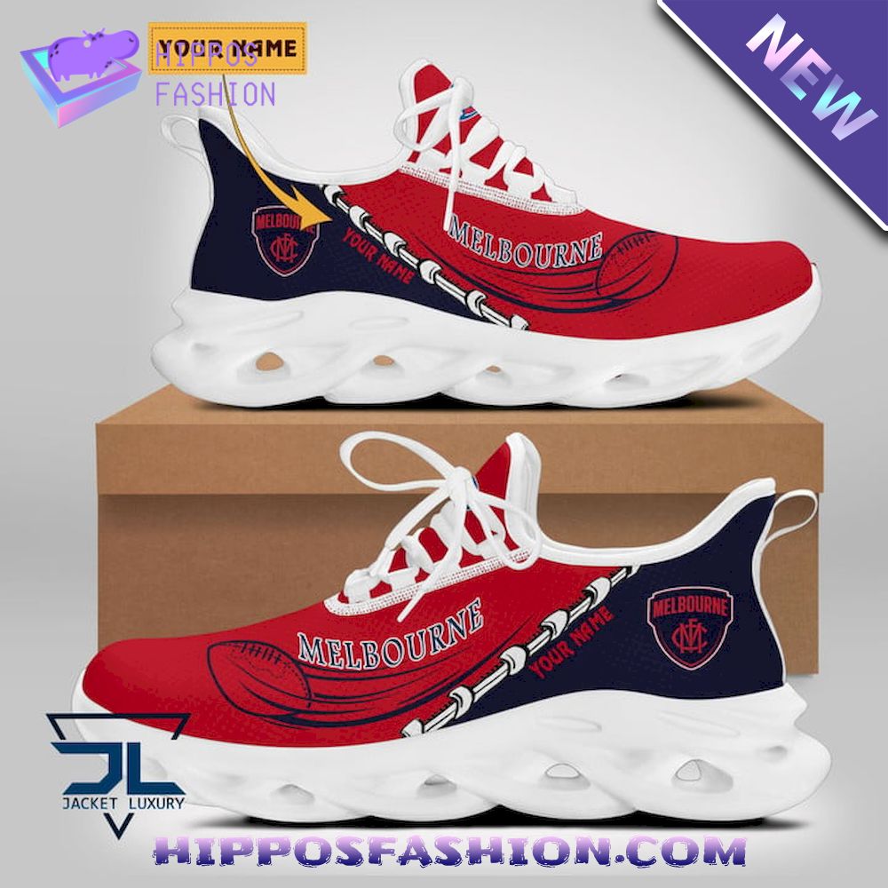 Melbourne Football Club AFL Personalized Max Soul Shoes