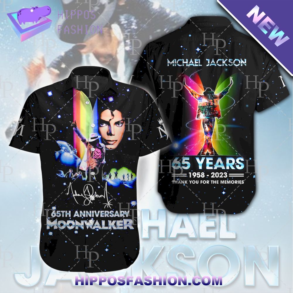 Michael Jackson Moon Walker Hawaiian Shirt