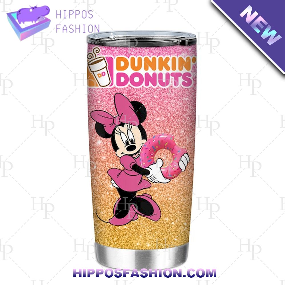 Minnie Dunkin Donuts Disney Tumbler