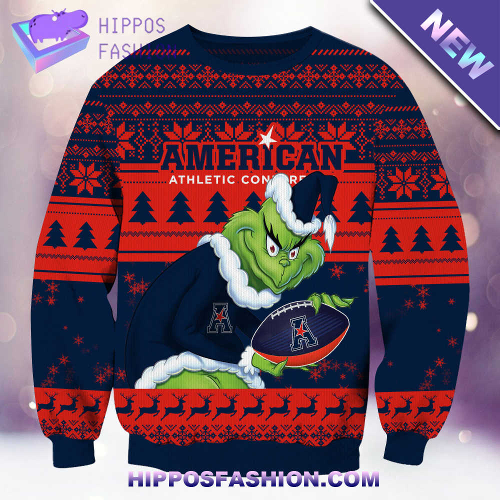 NCAA American Athletic Conference Grinch Christmas Ugly Sweater cOFC.jpg