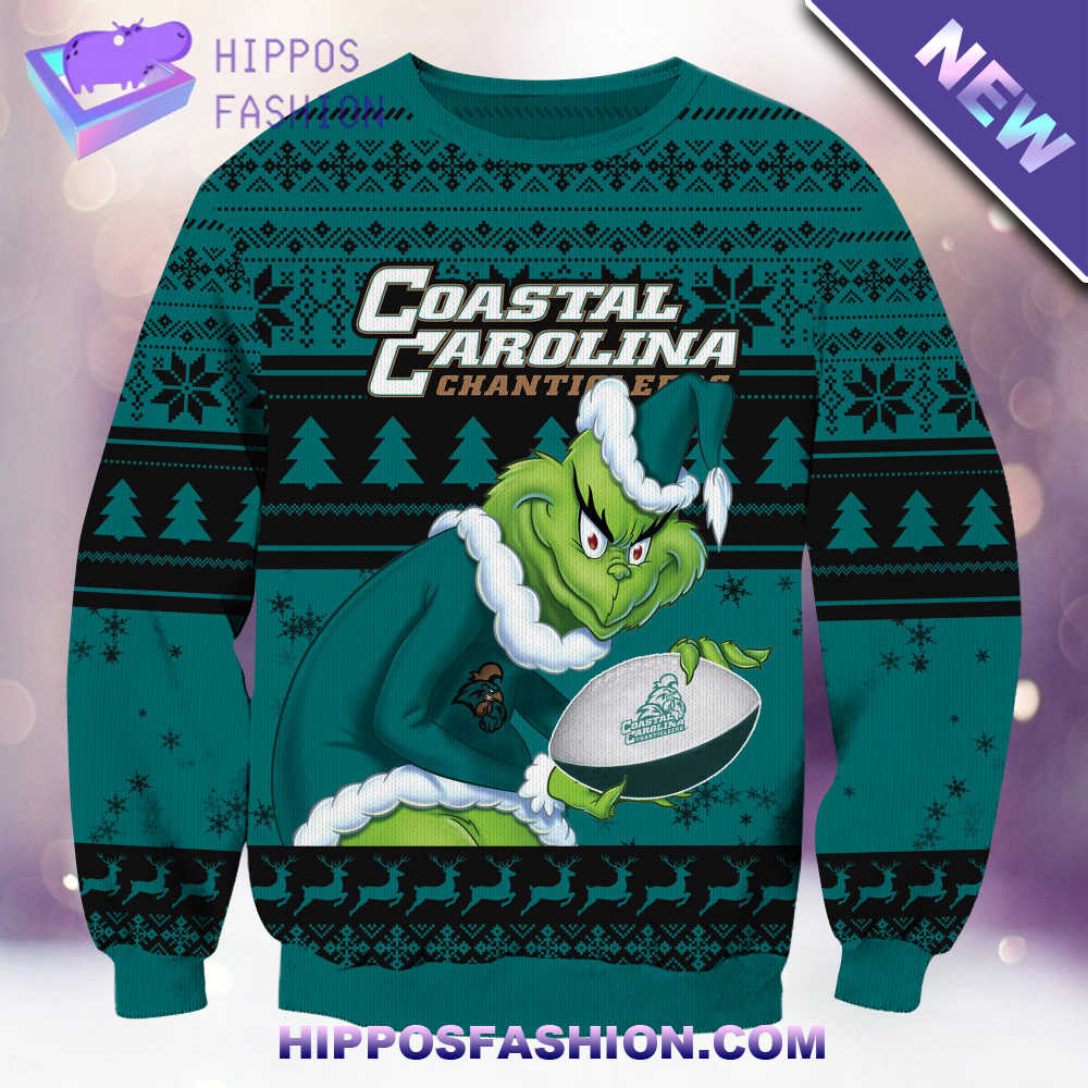 NCAA Coastal Carolina Chanticleers Grinch Christmas Ugly Sweater wFjo.jpg