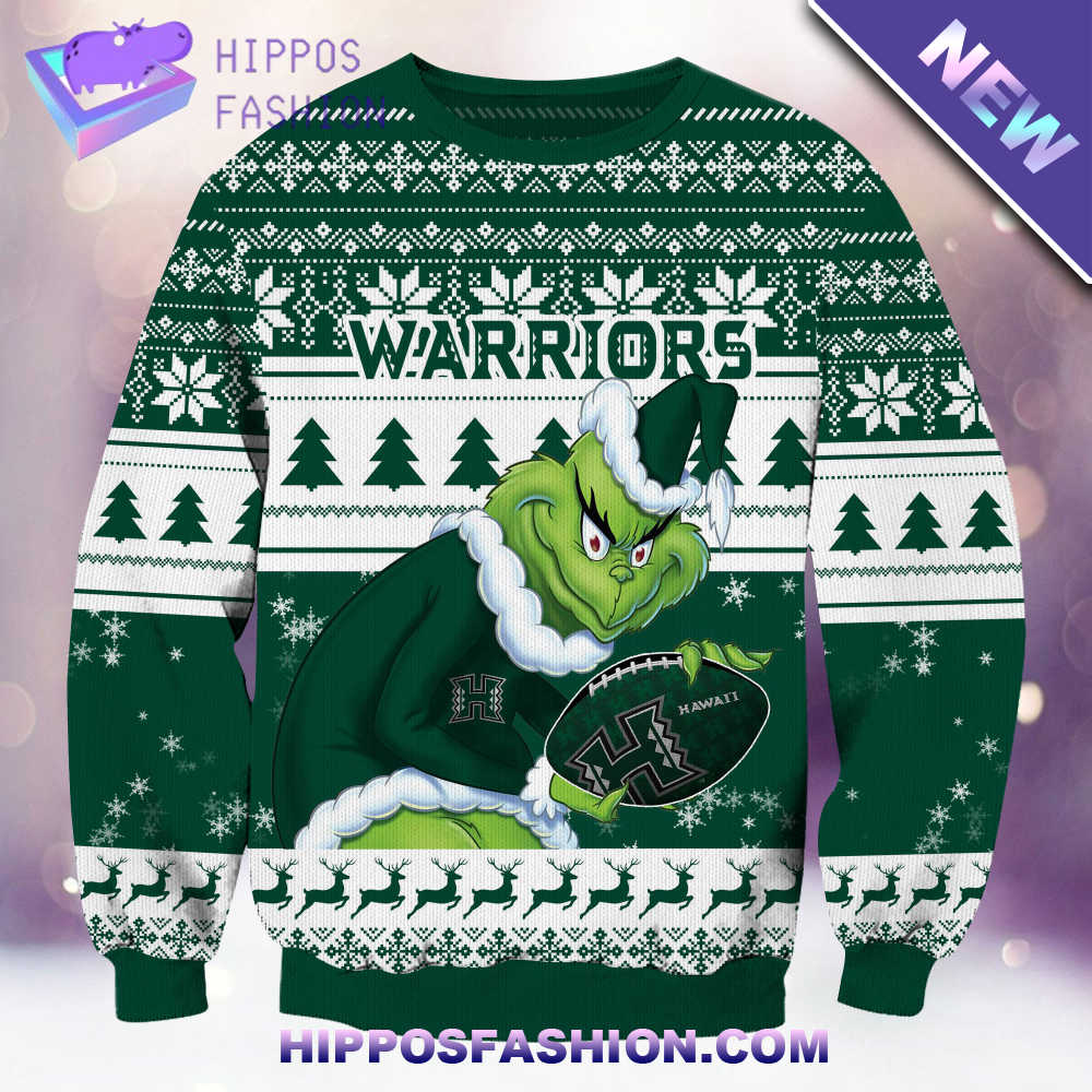 NCAA Hawaii Rainbow Warriors Grinch Christmas Ugly Sweater tn.jpg