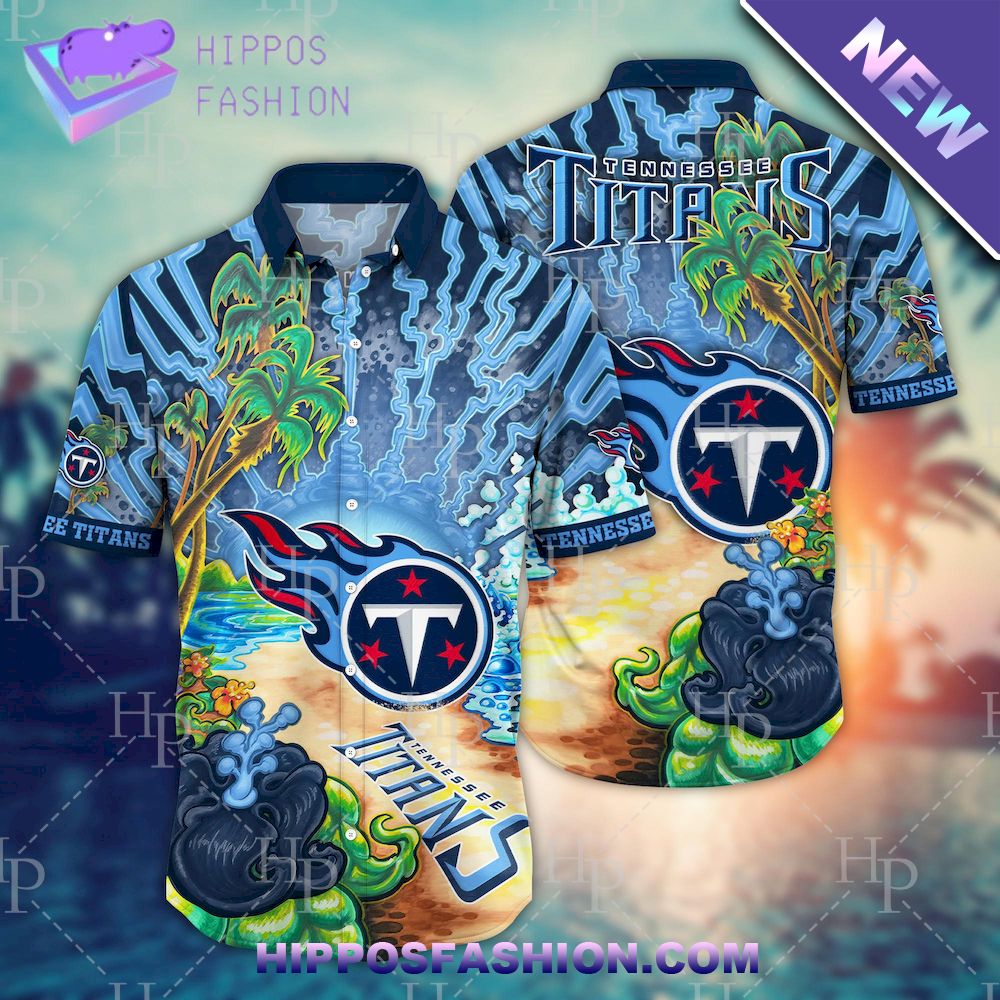 NFL Tennessee Titans Flower Hawaiian Shirt