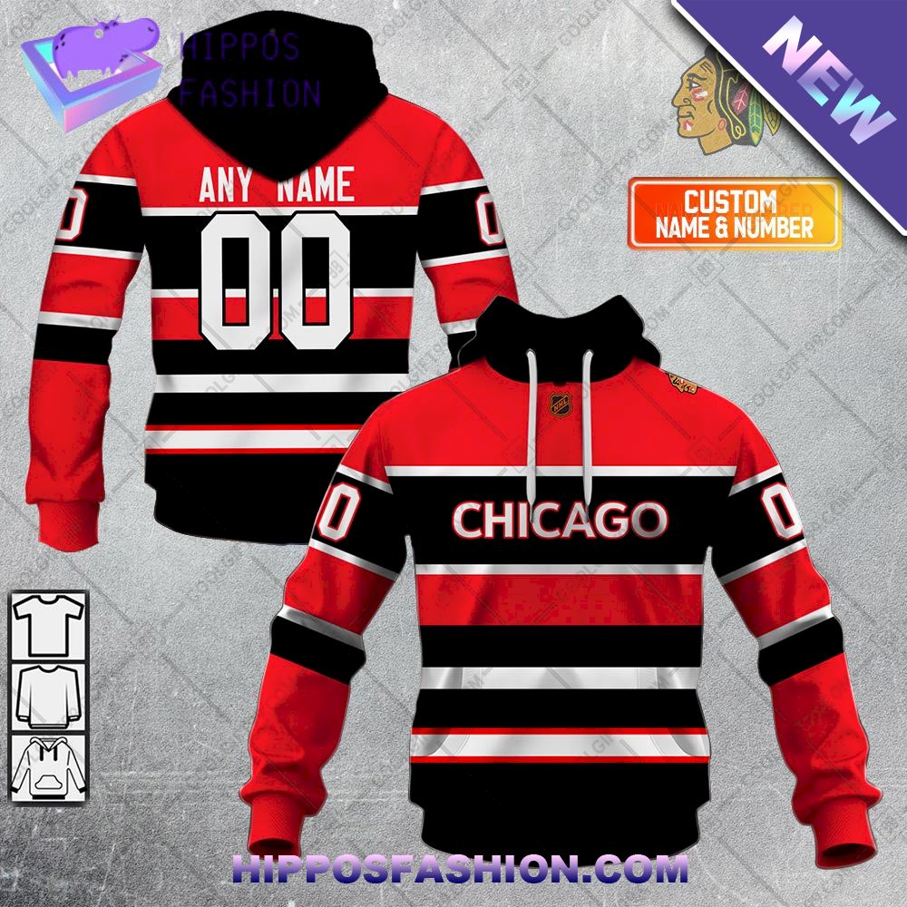 Nhl Chicago Blackhawks Personalized Custom Ugly Christmas Sweaters