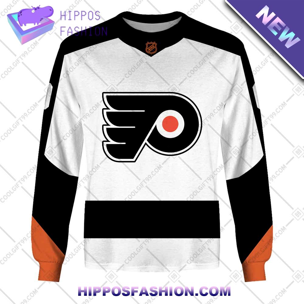 Custom Name & Number NHL Reverse Retro Philadelphia Flyers Shirt