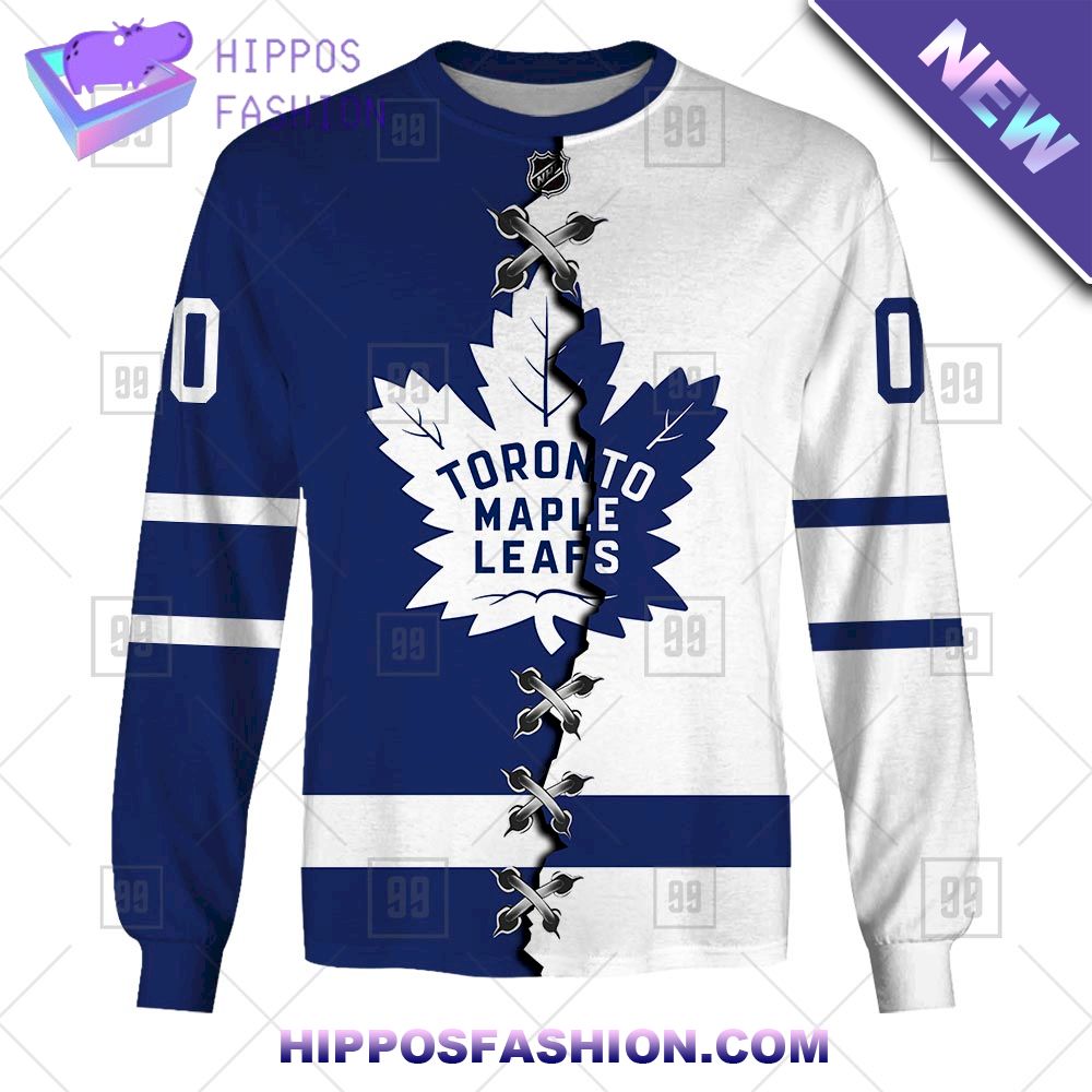 Personalized NHL Toronto Maple Leafs Mix Jersey 2023 3D Hoodie - Limotees