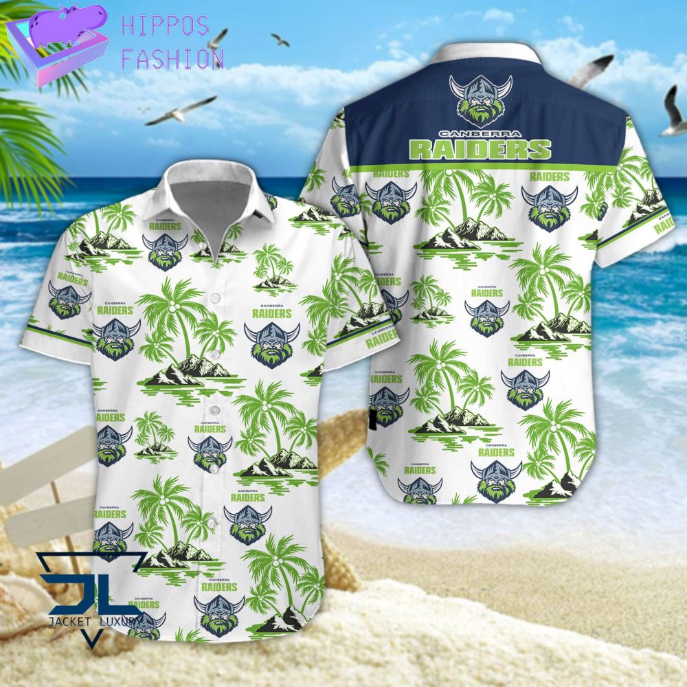 NRL Canberra Raiders Hawaiian Shirt D
