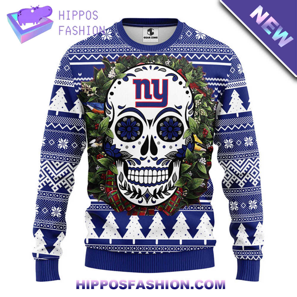 New York Giants Skull Flower Ugly Christmas Ugly Sweater rdUp.jpg