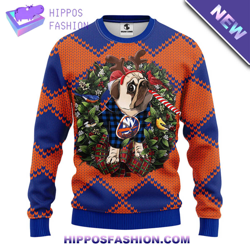 New York Islanders Pub Dog Christmas Ugly Sweater XLDs.jpg