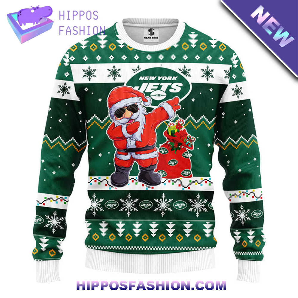 New York Jets Dabbing Santa Claus Christmas Ugly Sweater zzzs.jpg