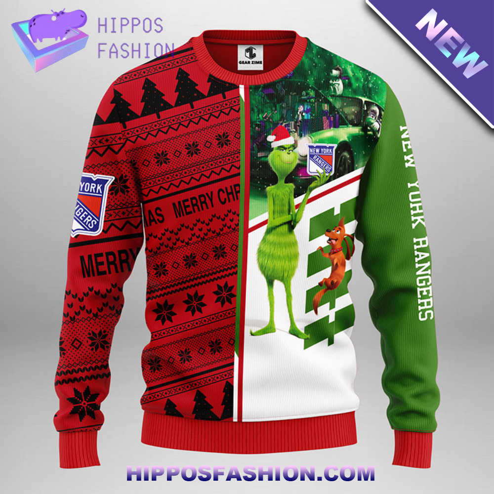 New York Rangers Grinch Scooby doo Christmas Ugly Sweater NyY.jpg