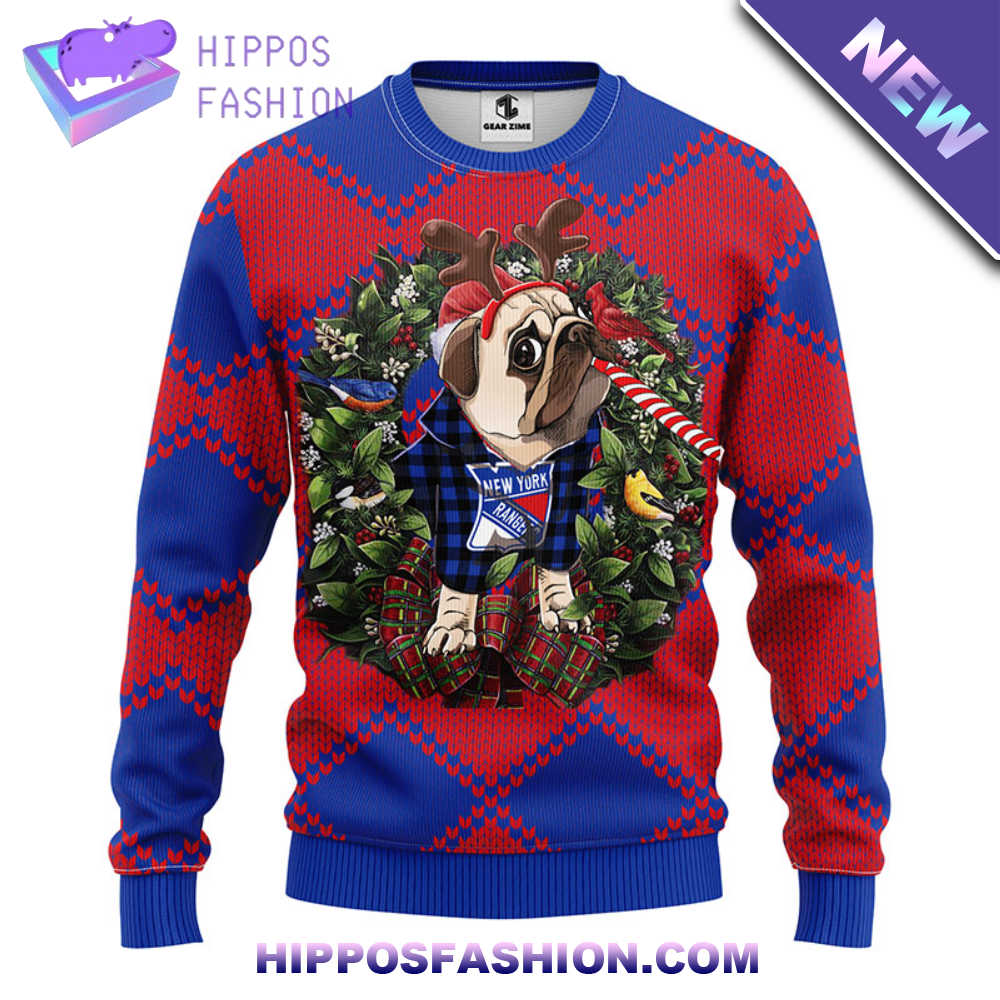 New York Rangers Pub Dog Christmas Ugly Sweater zMoV.jpg