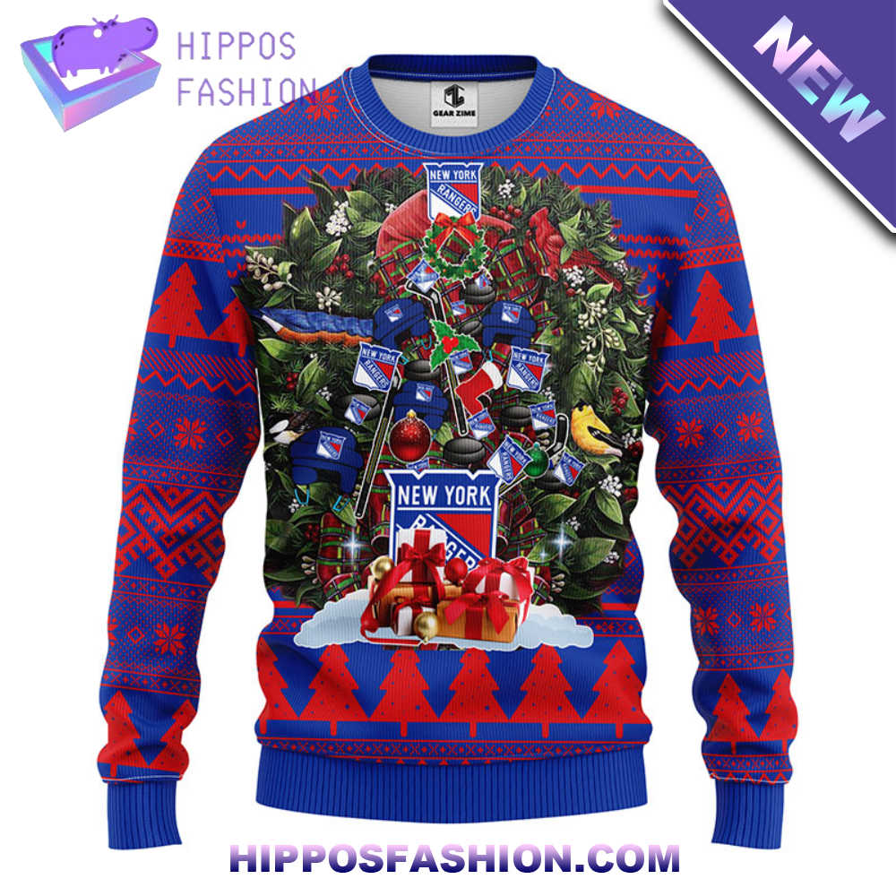 New York Rangers Tree Ugly Christmas Fleece Sweater ODEC.jpg