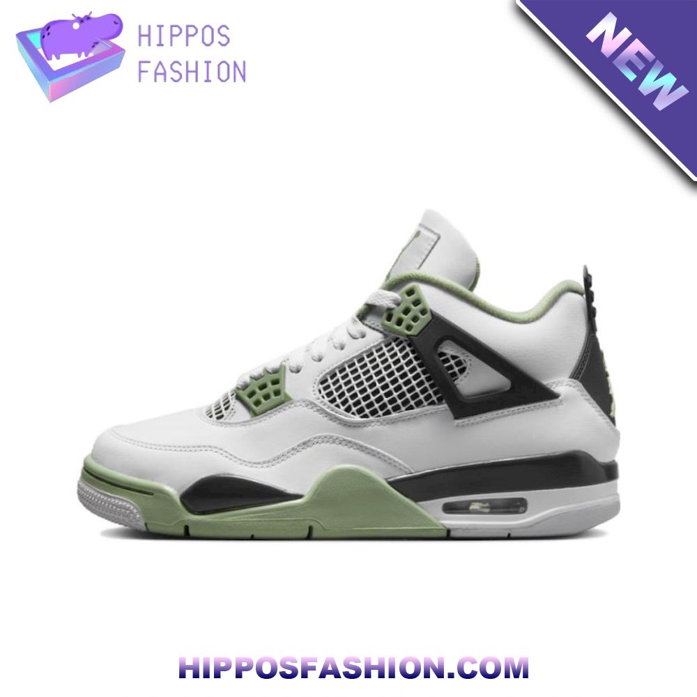 Nike Air Jordan 4 Mid Oil Green Sneakers