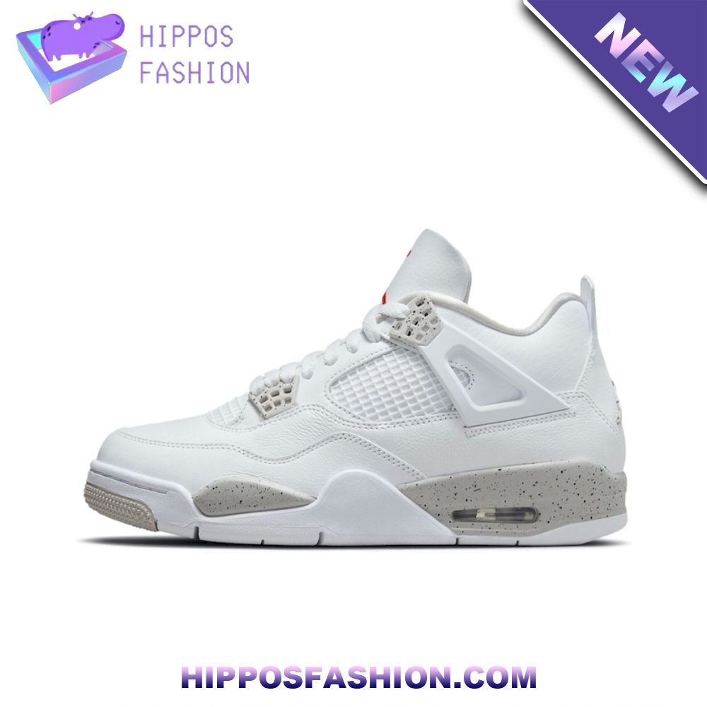 Nike Air Jordan Mid Retro Tech White Sneakers