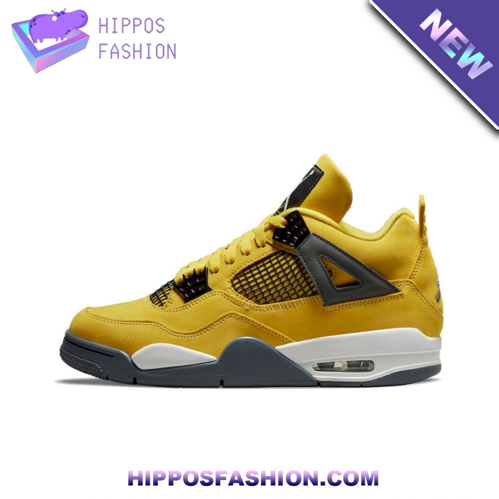 Nike Air Jordan 4 Mid Retro Tour Yellow Sneakers