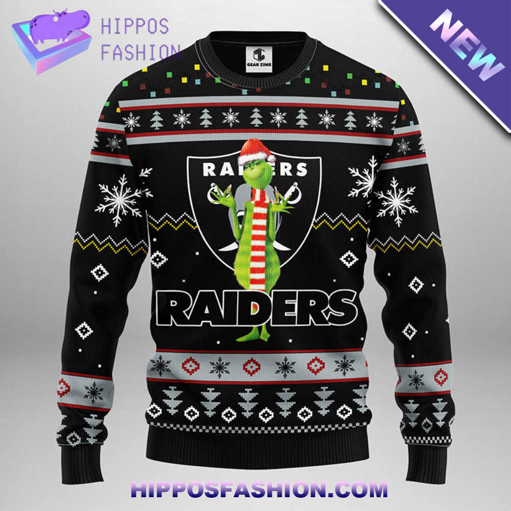 Oakland Raiders Funny Grinch Christmas Ugly Sweater grrW.jpg