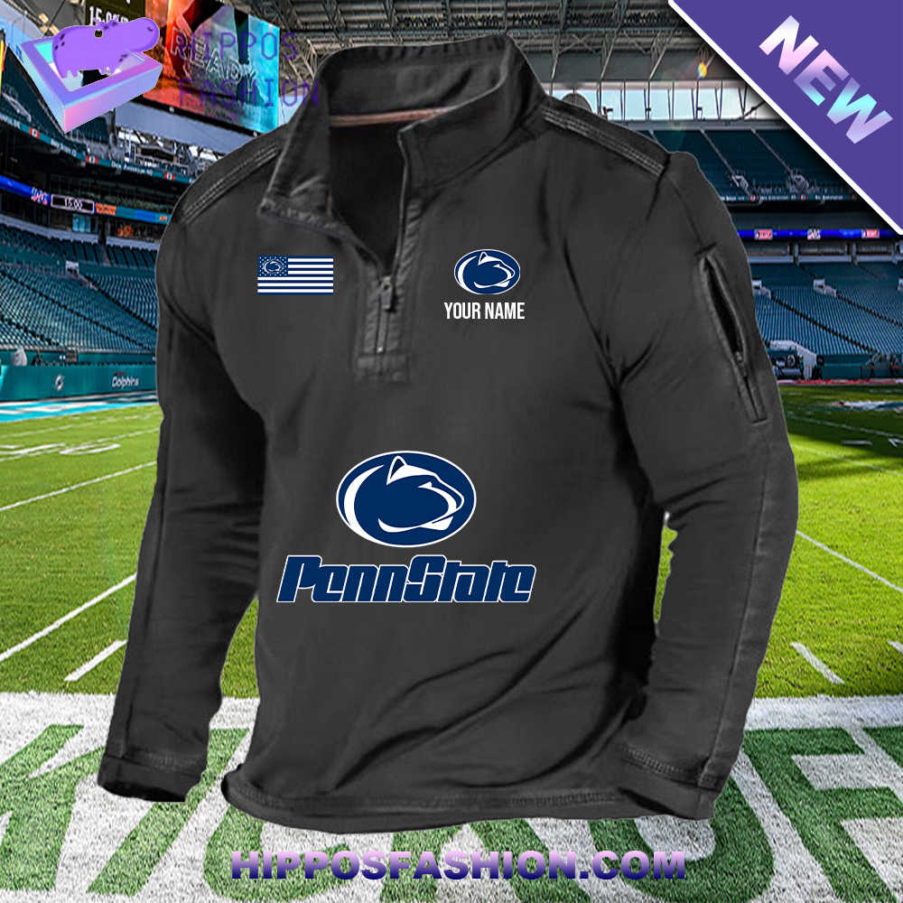 Penn State Nittany Lions Logo Personalized Zip Waffle Top dFqT.jpg