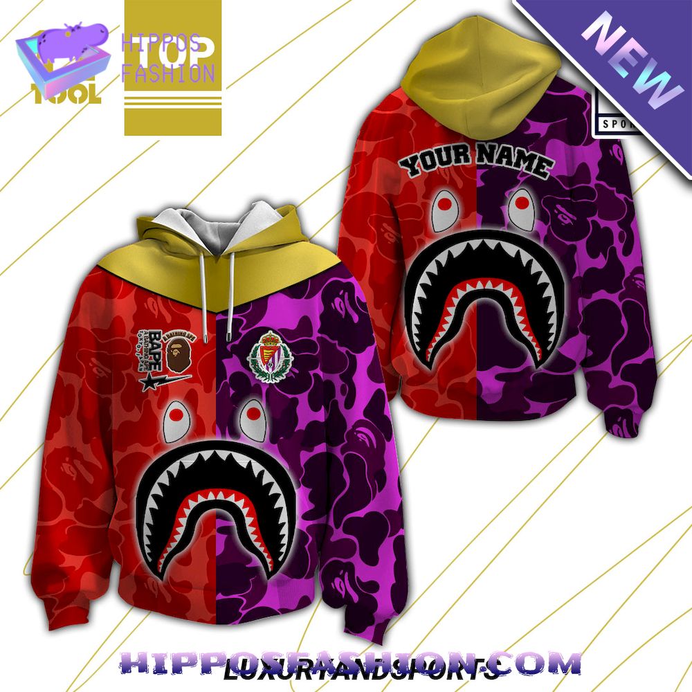 Personalized Real Valladolid Bape Hoodie D