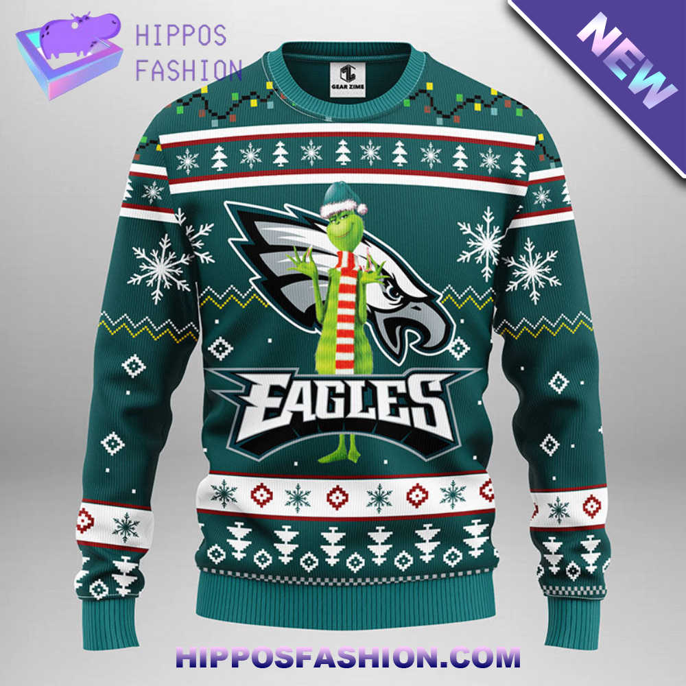 Philadelphia Eagles Funny Grinch Christmas Ugly Sweater PDqH.jpg