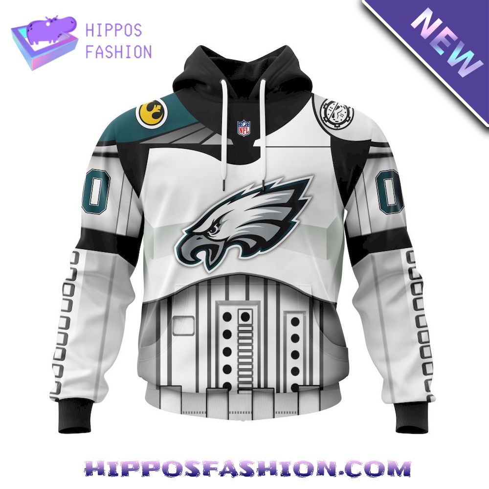 Philadelphia Eagles Star Wars May The th Be With You Personalized Hoodie D