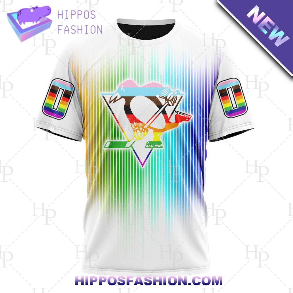 Pittsburgh Penguins NHL Special For Pride Month Personalized Tshirt