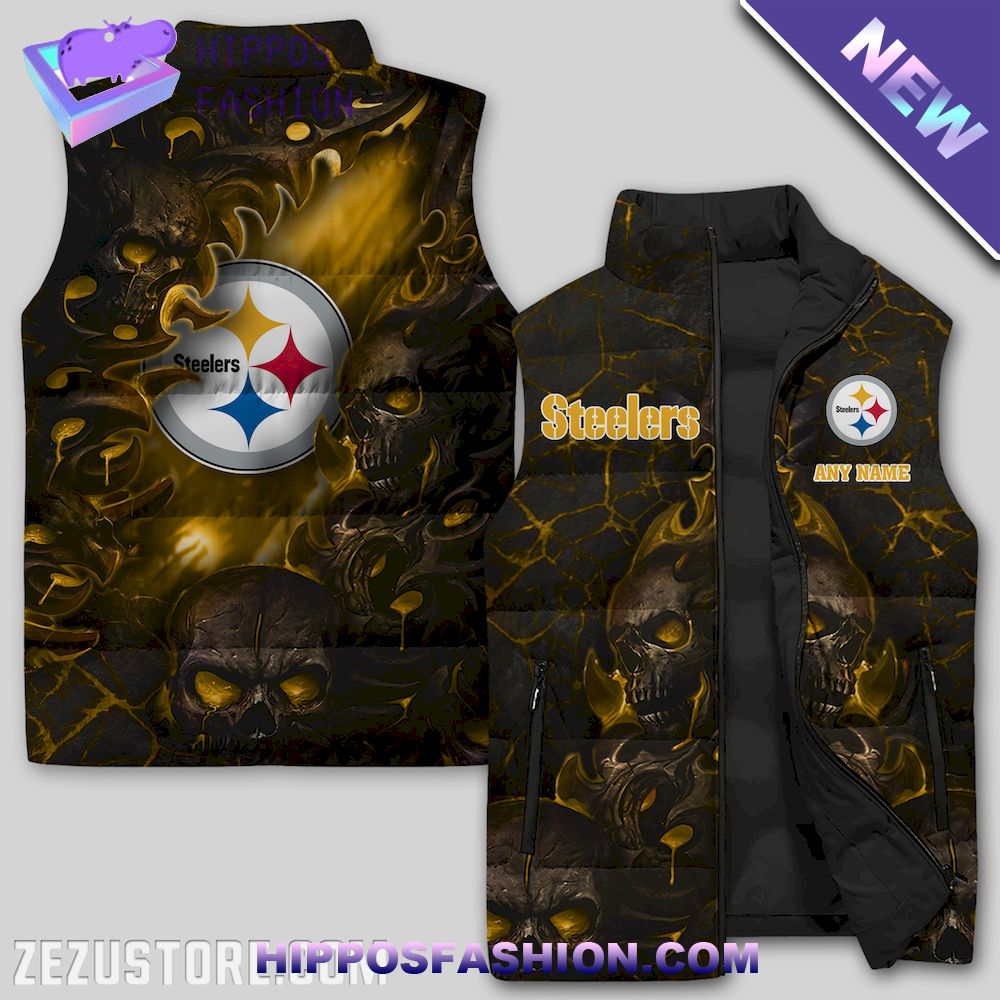 Pittsburgh Steelers NFL Premium Sleeveless Jacket