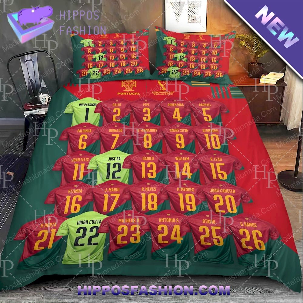 Portugal National Football Team Bedding Sets