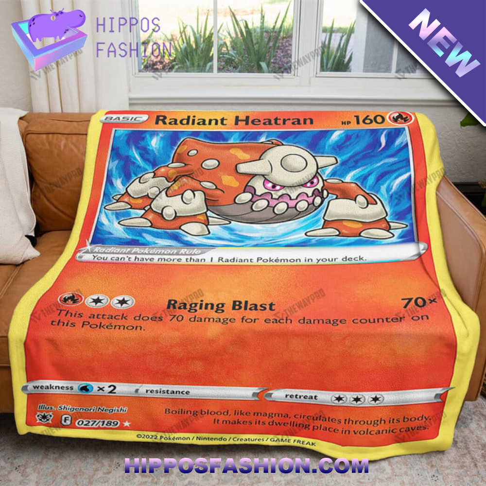 Radiant Heatran Card Custom Soft Blanket