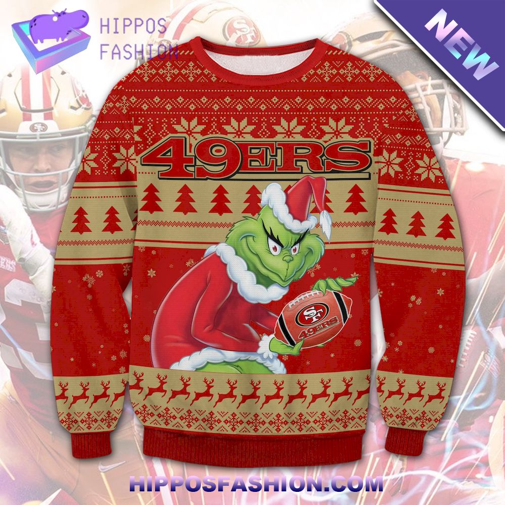 SF ers Grinch Ugly Christmas Sweater